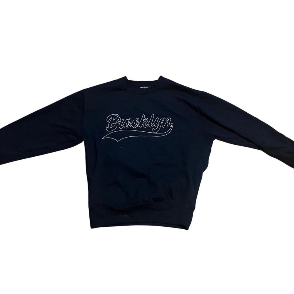 Pretty Little Thing Navy, Brooklyn Sweatshirt - Women’s Small.